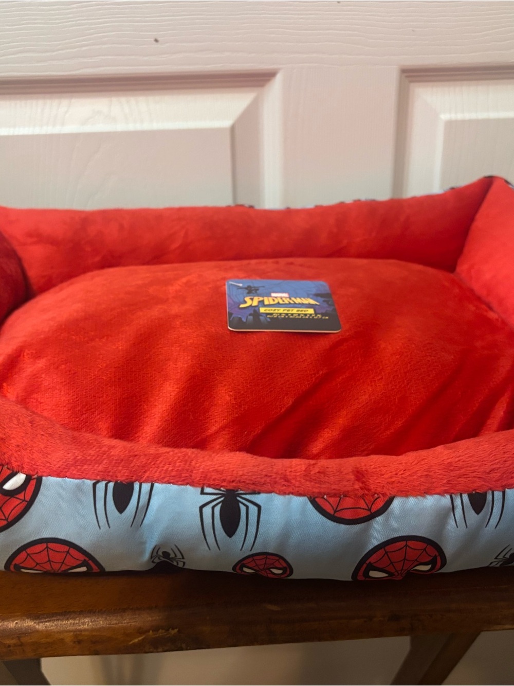 Marvel Spider-Man Red Plush Pet Bed